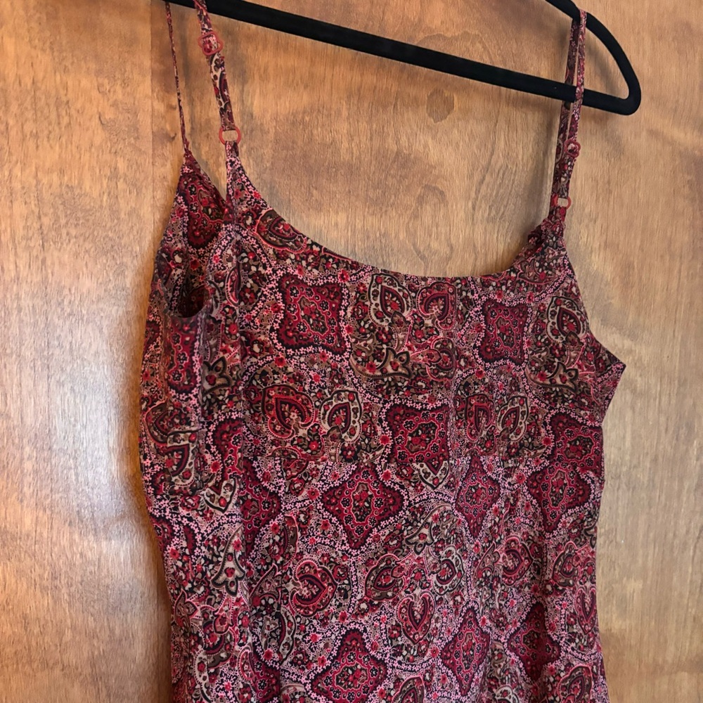 Vintage 90s DBY Ltd. Pink Paisley Women's Dress - Picture 9 of 12
